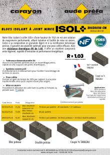 Bloc isolant ISOL+