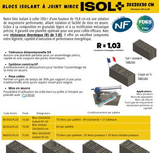Bloc isolant ISOL+